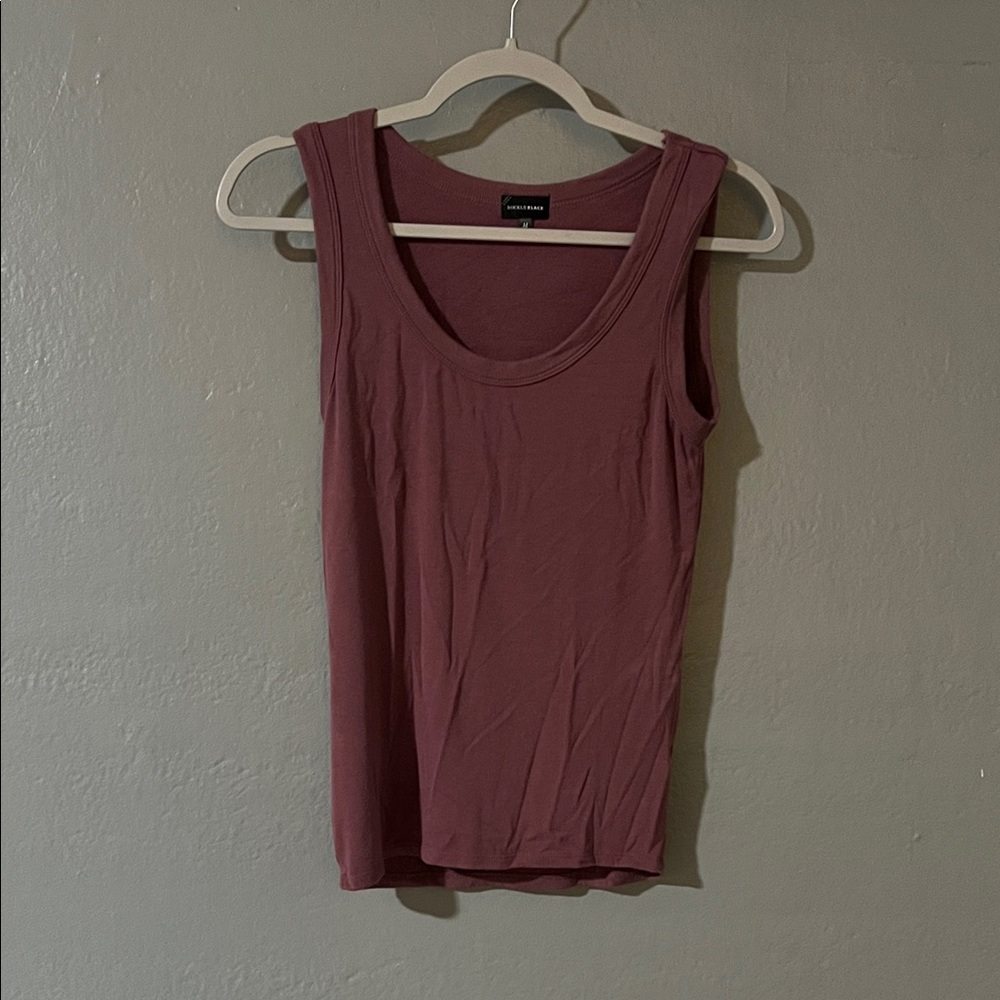 Buckle Burgundy Tank Top